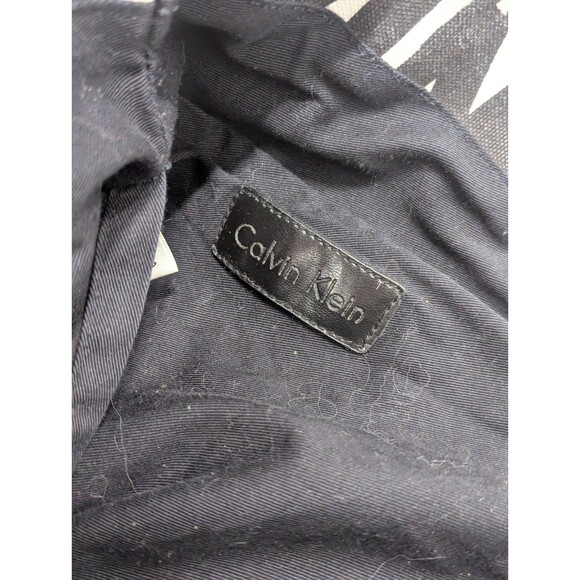 Calvin Klein Large Tote Bag Retro distressed black and white - Picture 6 of 10